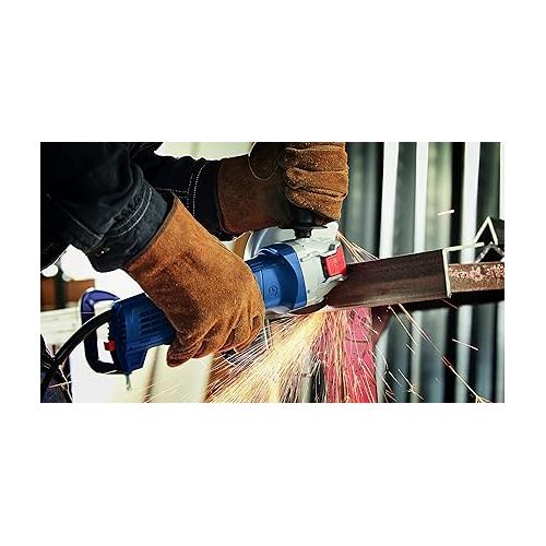  Bosch GWX10-45E 4-1/2 In. X-LOCK Ergonomic Angle Grinder with Bosch DBX4541P 4-1/2 In. X-LOCK Premium Segmented Diamond Blade