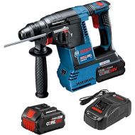 Bosch GBH18V-26K24A-RT Bulldog 18V Brushless Lithium-Ion 1 in. Cordless SDS-Plus Rotary Hammer Kit with 2 Batteries (8 Ah) (Renewed)