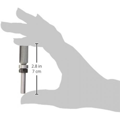  Vermont American 23161 1/2-by-1-Inch Straight Router Bit, 1/2-Inch Top Ball Bearing 1/4-Inch Shank