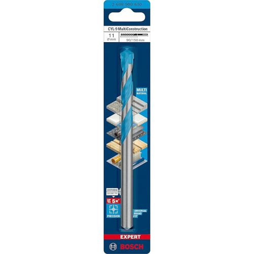  Bosch Professional 1x Expert CYL-9 MultiConstruction Drill Bit (Ø 11,00x150 mm, Accessories Rotary Impact Drill)