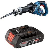 BOSCH GSA18V-125N 18V EC Brushless 1-1/4 In.-Stroke Multi-Grip Reciprocating Saw (Bare Tool) with 2.0 AH battery