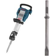 Bosch 11335K 35-Pound 1-1/8-Inch Jack Hammer Kit, Blue&BOSCH HS2163 20 In. Narrow Chisel 1-1/8 In. Hex Hammer Steel