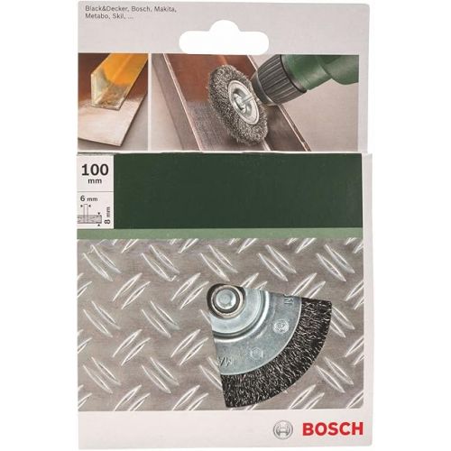  Bosch 2609256532 6 x 100 mm Wire Wheel Crimped Wire Shank