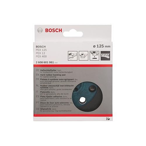  Bosch 2608601061 Grinding Plate for PEX 12, PEX 125, HARD, 125mm