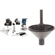 BOSCH PR20EVSNK Colt Installers Kit 5.7 Amp 1 Hp Fixed-Base Variable-Speed Router with 3 Assorted Bases and Edge Guide&BOSCH RA1151 Router Subbase Centering Pin and Cone