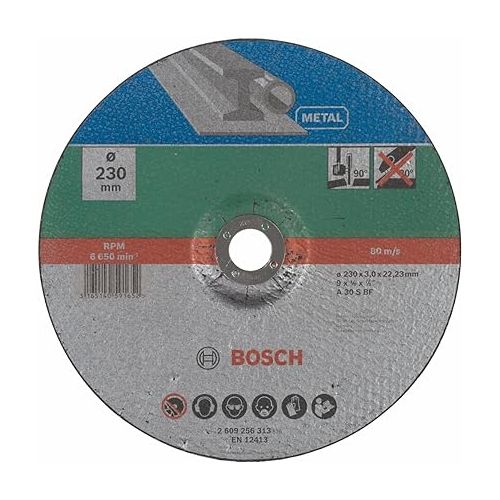  Bosch 2609256313 DIY Cutting Disc Metal 230 mm ø x 3 mm Offset