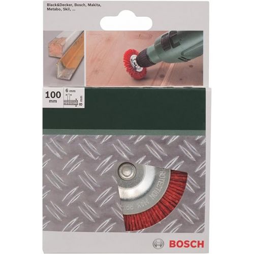  Bosch 2609256537 6 x 100 mm Wire Cup Brush Nylon Wire