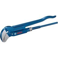 Bosch Professional Corner Pipe Wrench (45° jaw Position, Chrome-Vanadium Steel, Suitable for Pipes up to a Maximum of 60 mm or 2 3/8).