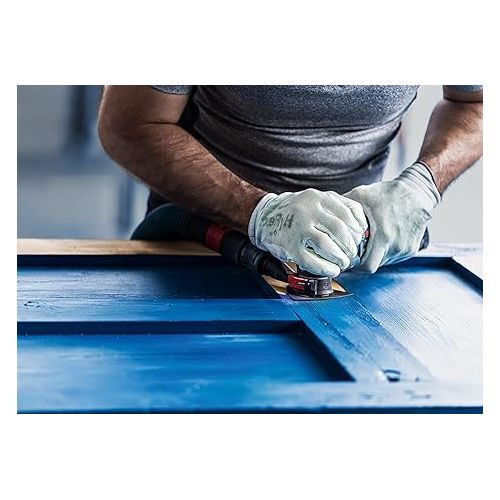 Bosch Professional 1x Expert Sanding Plate AVZ 90 RT4 Multitool Blades (for Mortar, Ø 90 mm, Grit 40, Accessory Multitool)