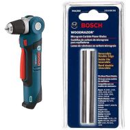 BOSCH PS11N 12V Max 3/8 In. Angle Drill (Bare Tool), Blue&BOSCH PA1202 Pair of Woodrazor Tungsten Carbide Planer Blades