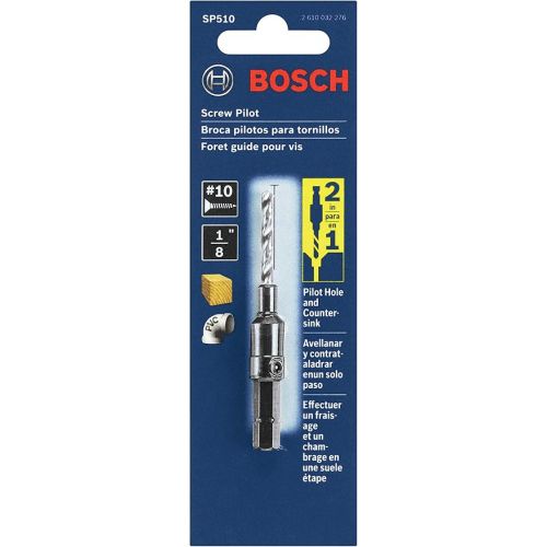  BOSCH SP510#10 Hex Shank Countersink Drill Bit (Pack of 2)