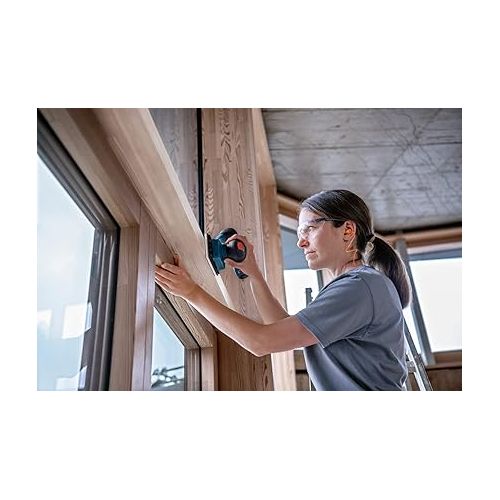  Bosch Professional 12V System Cordless Orbital Sander GSS 12V-13 (Compatible with Bosch Click & Clean dust Extraction System, incl. 1 x Sanding Sheet, dust Bag)