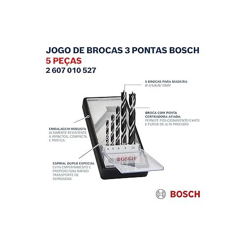  Bosch 2607010527 Wood Twist Drill Bit-Set 