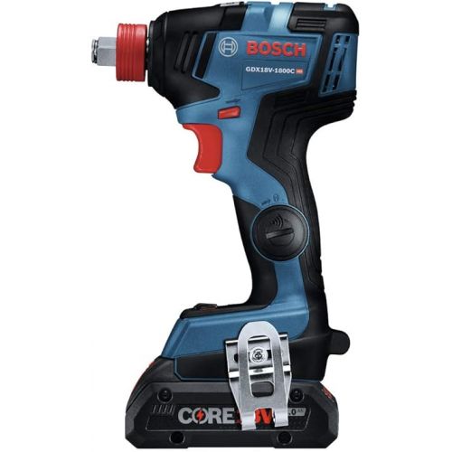  BOSCH GXL18V-224B25 18V 2-Tool Combo Kit with Connected 1/4 In. and 1/2 In. Two-In-One Bit/Socket Impact Driver and Brute Tough 1/2 In. Hammer Drill/Driver