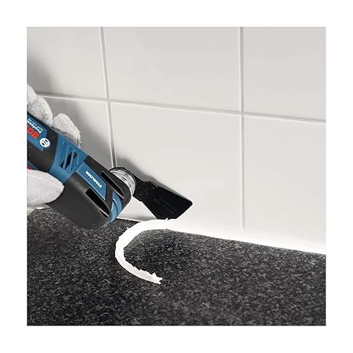  Bosch Professional 12V System GOP 12V-28 cordless multi cutter (Starlock tool holder, no-load orbital stroke rate: 5000-20000 min-1, excluding batteries and charger, in L-BOXX 102)