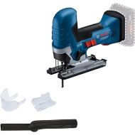 Bosch Professional 18V System Cordless Jigsaw GST 18V-125 S (Ideal for Curved and Cross cuts, SDS Blade Holder, incl. 1 x Jigsaw Blade, Dust Extraction Set)