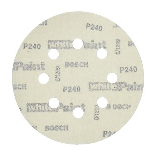  Bosch SR5W242 25-Piece 5 In. 240 Grit Non-Stick Coated Hook-And-Loop Sanding Discs