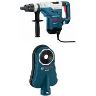 BOSCH 11265EVS 1-5/8 Spline Combination Hammer with SDS-Max HDC200 Dust Collection Attachment