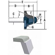 Bosch 85662M 3-Inch Diameter 1-Inch Cut Carbide Tipped Ogee Undermount Bowl Router Bit 1/2-Inch Shank