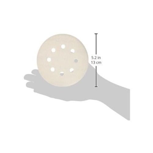  Bosch SR5W120 5-Piece 5 In. 120 Grit Non-Stick Coated Hook-And-Loop Sanding Discs