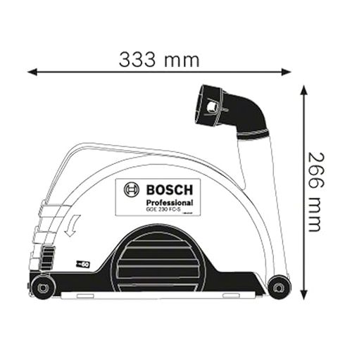  Bosch GDE 230 FC-S Vacuum System