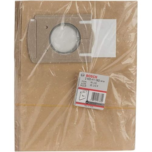  Bosch 2605411062 Paper Filter Bag for Bosch Extractors - 5 piece