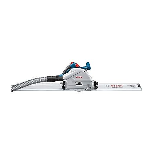  Bosch Tools Track Saw - GKT13-225L 6-1/2 In. Precision Saw with Plunge Action & Carrying Case with Free Track Kit