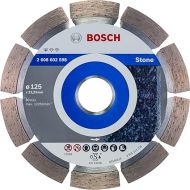Bosch 2608602598 Standard for Stone Diamond Cutting Disc, 125mm Ø, 22.23mm x 1.6mm x 10mm, Silver/Grey