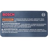 Bosch Parts 2610994183 Warning Label
