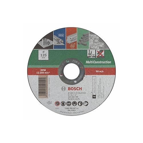  Bosch DIY Trennscheibe Multi Construction fur Winkelschleifer (Ø 125 mm, gerade, ACS 60 V BF)