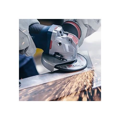  Bosch Professional 2608619258 Cranked Cutting Disc Expert (for Metal, X-Lock, Ø115 mm, Bore Ø: 22.23 mm, Thickness: 6 mm)