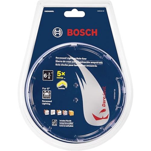  BOSCH HMD636RL 6-3/8 In. Daredevil Recessed Lighting Hole Saw