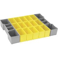 BOSCH BOSCH ORG1A-YELLOW Organizer Set for L-BOXX-1A, Part of Click and Go Mobile Transport System, 17-Piece