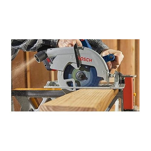  Bosch PROFACTOR 18V STRONG ARM GKS18V-25CB14 Cordless 7-1/4 In. Circular Saw Kit, Includes (1) CORE18V 8.0 Ah Performance Battery + Bosch GBA18V80 CORE18V 8.0 Ah Performance Battery