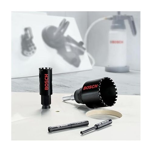  Bosch 2608550607 Diamond Drill Bit, 7mm x 35mm, Black
