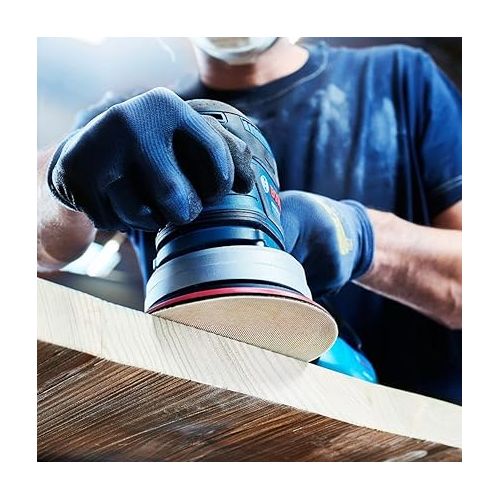  Bosch Professional set of 5 sanding sheets M480 Best for Wood and Paint (Wood and paint, Ø 125 mm, grit G320, Accessories for random orbit sander)