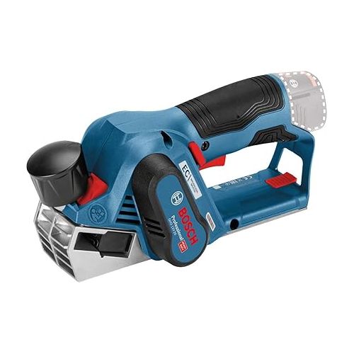  Bosch Professional 12V System Akku Hobel GHO 12V-20 (Hobelbreite max. 56mm, inkl. 2x Hobelmesser 56 x 5,5 x 1,1 mm, ohne Akkus und Ladegerat, in L-BOXX 136)