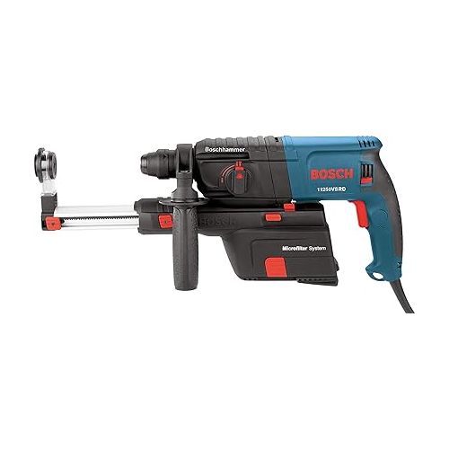  BOSCH 11250VSRD 6.1 Amp 3/4-inch Rotary Hammer with Dust Collection