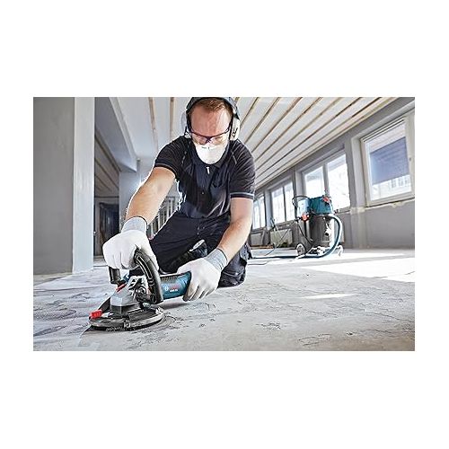  BOSCH CSG15 5-Inch Concrete Surfacing Grinder with BOSCH 16.4 Foot Vacuum Hose, 35mm VAC005