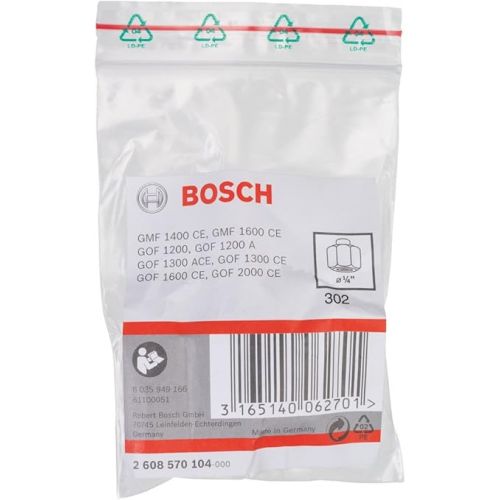  Bosch 2608570104 Routers Collet Set, 1/4