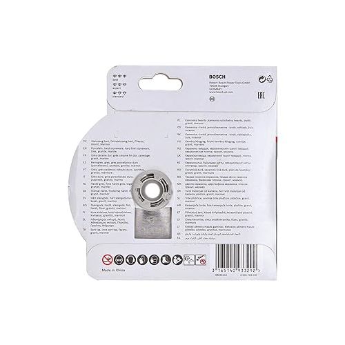  Bosch Professional 2608615131 Diamond Cutting Disc Best for Ceramic X-Lock Extraclean Turbo Diameter 115 mm Bore Diameter 22.23 mm