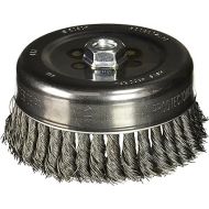 BOSCH WB511 6-Inch Knotted Carbon Steel Cup Brush, 5/8-Inch x 11 Thread Arbor