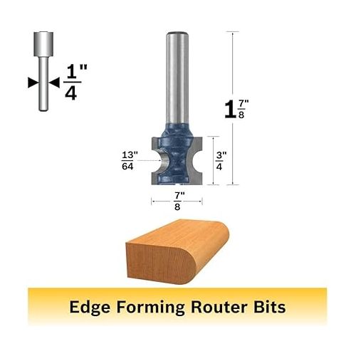  BOSCH 84435M 16/34 In. x 3/4 In. Carbide Tipped Bullnose Bit