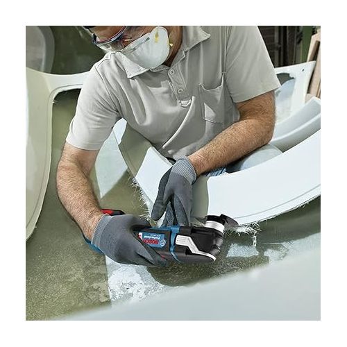  Bosch Professional Gop 18 V-28 Cordless Multi-Cutter + Paiz 32 Apb Starlockplus Bim Plunge Cut Saw Blade (Without Battery And Charger) - Carton