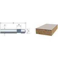 BOSCH 85285MC 1/4 In. Solid Carbide Flush Trim Router Bit