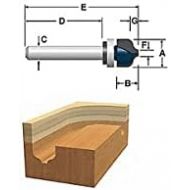 Bosch 85690M Top Bearing Traditional Router Bit 1/4-Inch Shank 3/8-Inch Cut