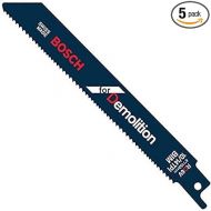 BOSCH RD6V 5-Piece 6 In. 10/14 V TPI All-Purpose Demolition Reciprocating Saw Blade