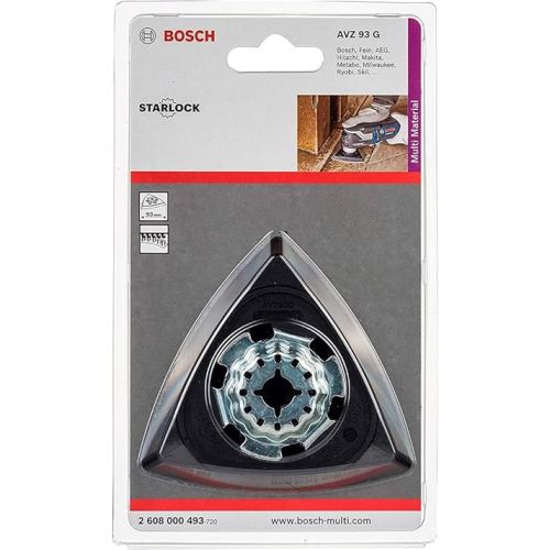  Bosch Professional 2608000493 Sanding Plate, AVI 93 G, Ø 93 mm, Black