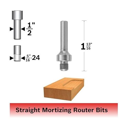  BOSCH 92840 1/2-Inch Threaded Shank for 85130 and 85238, 3-Piece