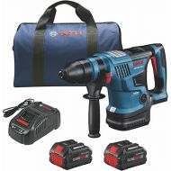 Bosch GBH18V-34CQB24-RT 18V Brushless Lithium-Ion 1-1/4 in. Cordless PROFACTOR SDS-Plus Bulldog Rotary Hammer Kit with 2 Batteries (8 Ah) (Renewed)